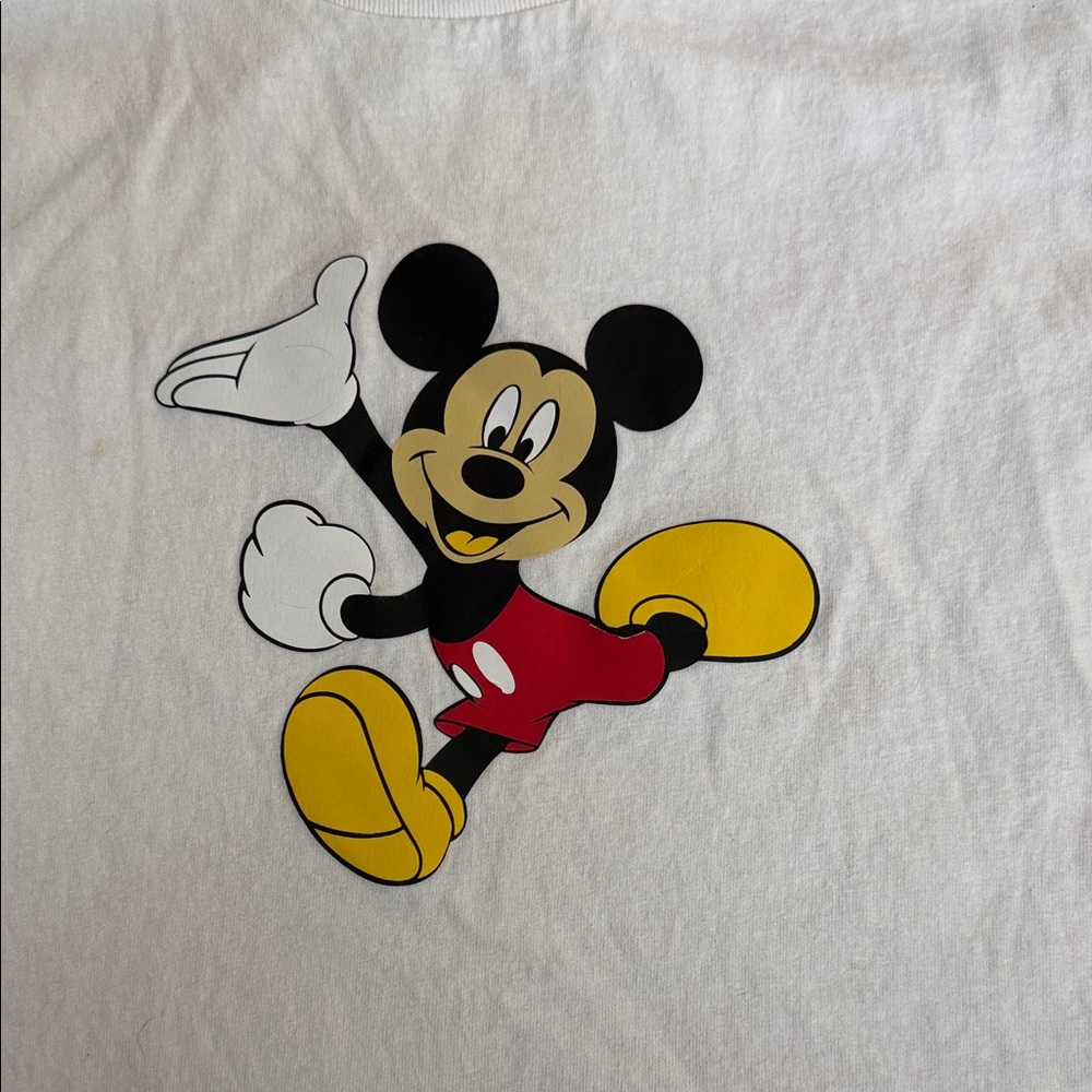 Gildan White Kids T-Shirt with Mickey Design - Picture 2 of 3